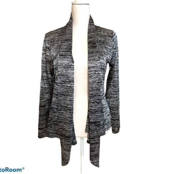 Cable & Gauge Silver grey open cardigan - Picture 1 of 9
